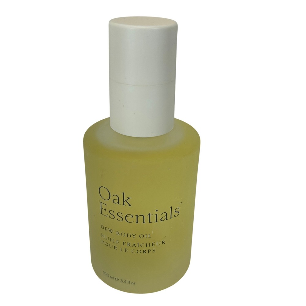 Oak Essentials Dew Body Oil 100ml 3.4 fl oz Hydrating Glow Skincare USA Made